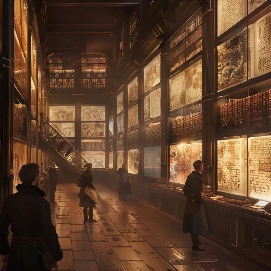 Digital archive showcasing Hungarian historical manuscripts and artifacts