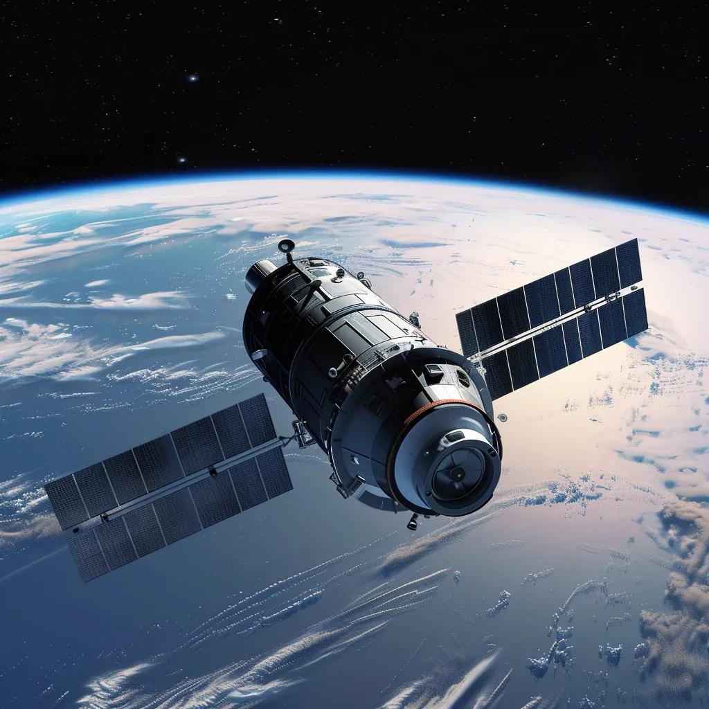 Tianzhou-9 cargo spacecraft in orbit, representing China's advancements in space logistics