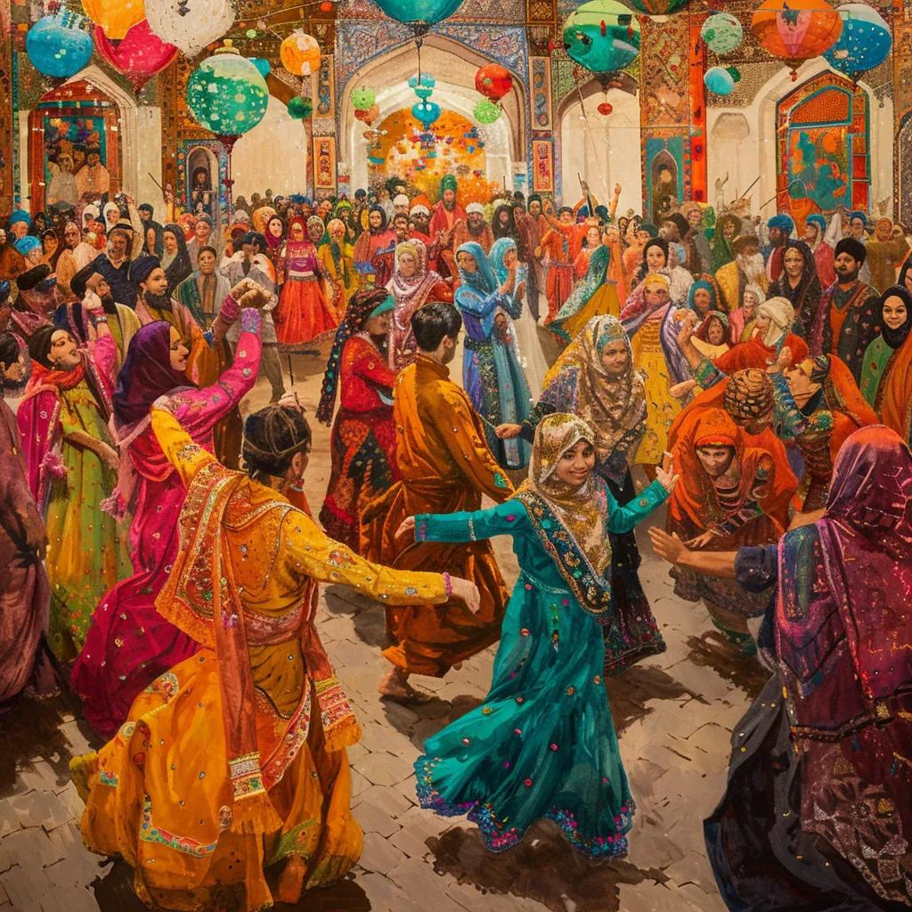 Cultural exchange festival between Pakistan and Iran showcasing traditional music and dance