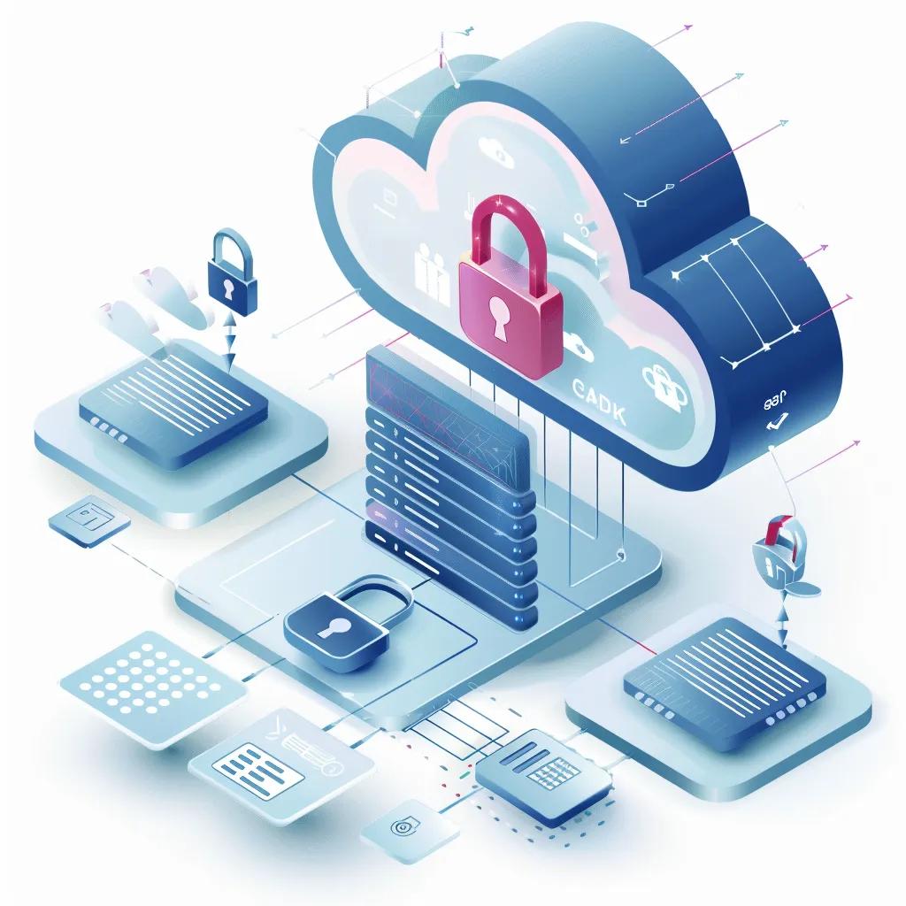 Visual representation of cloud security vulnerabilities and mitigation strategies
