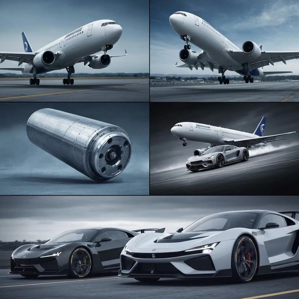 Industrial applications of high-strength alloys in aerospace and automotive sectors