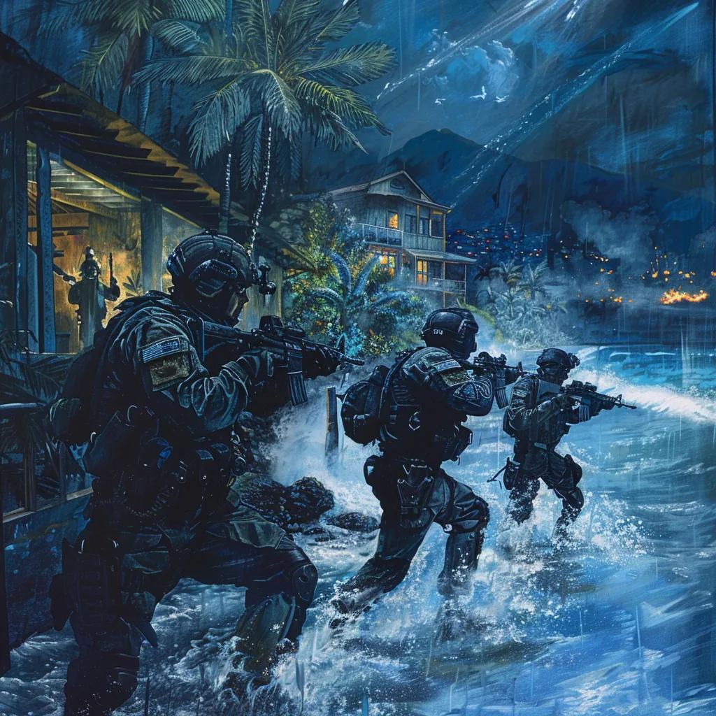 Law enforcement operation against drug trafficking in the Pacific, highlighting transnational crime challenges