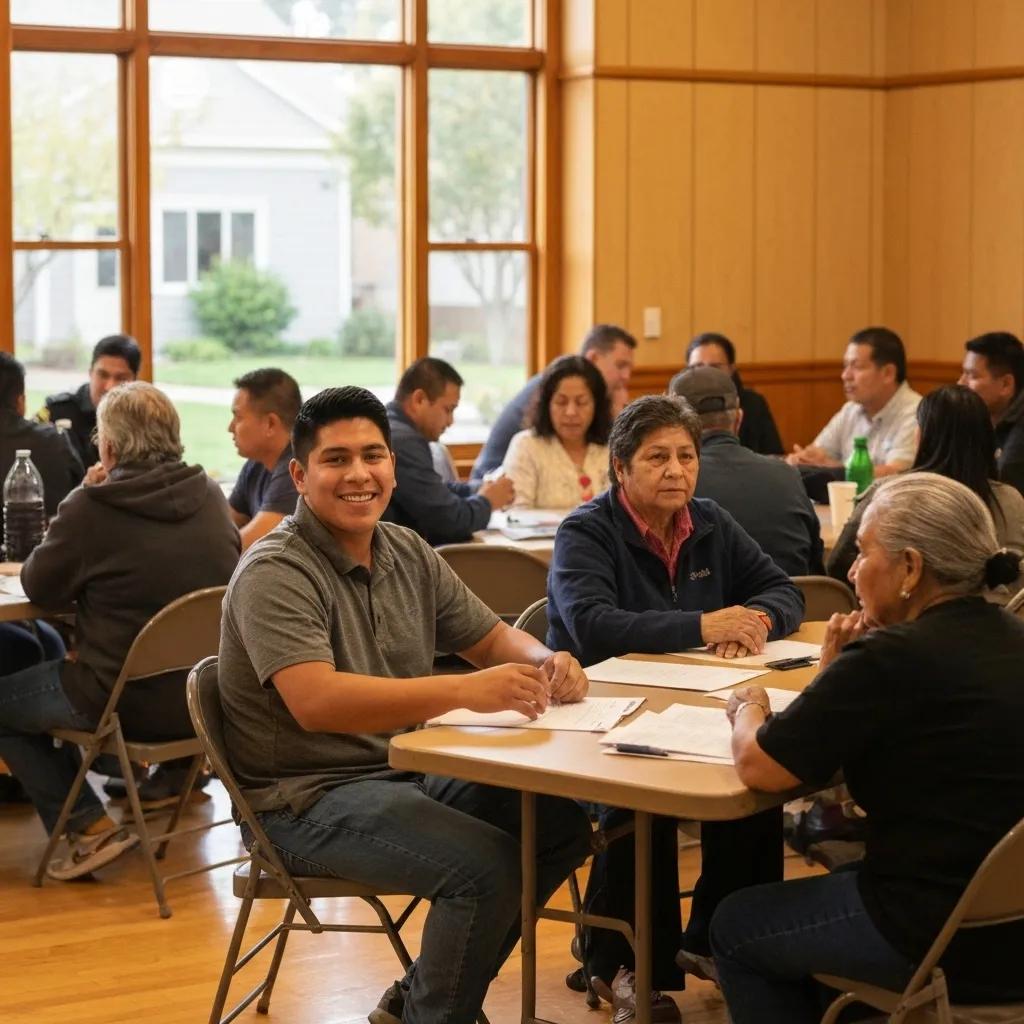 Community meeting discussing police accountability and public trust in New Orleans