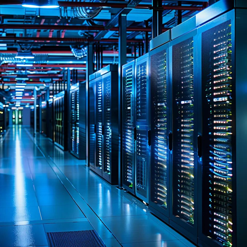 Advanced liquid cooling technology in a modern data center