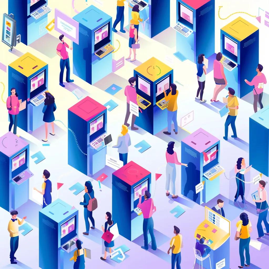 Modern voting booth highlighting electoral reforms in Bangladesh