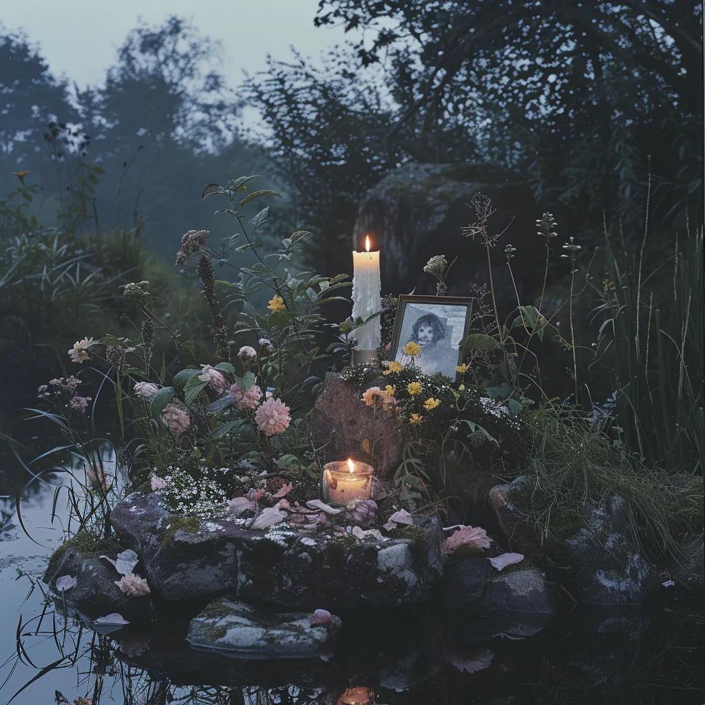 Memorial scene symbolizing remembrance of the Moors Murders victims