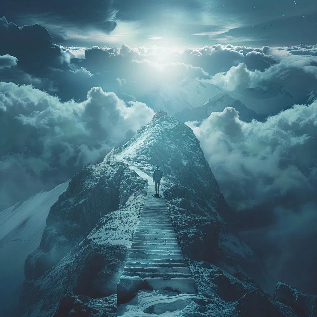 Individual overcoming obstacles representing time management challenges