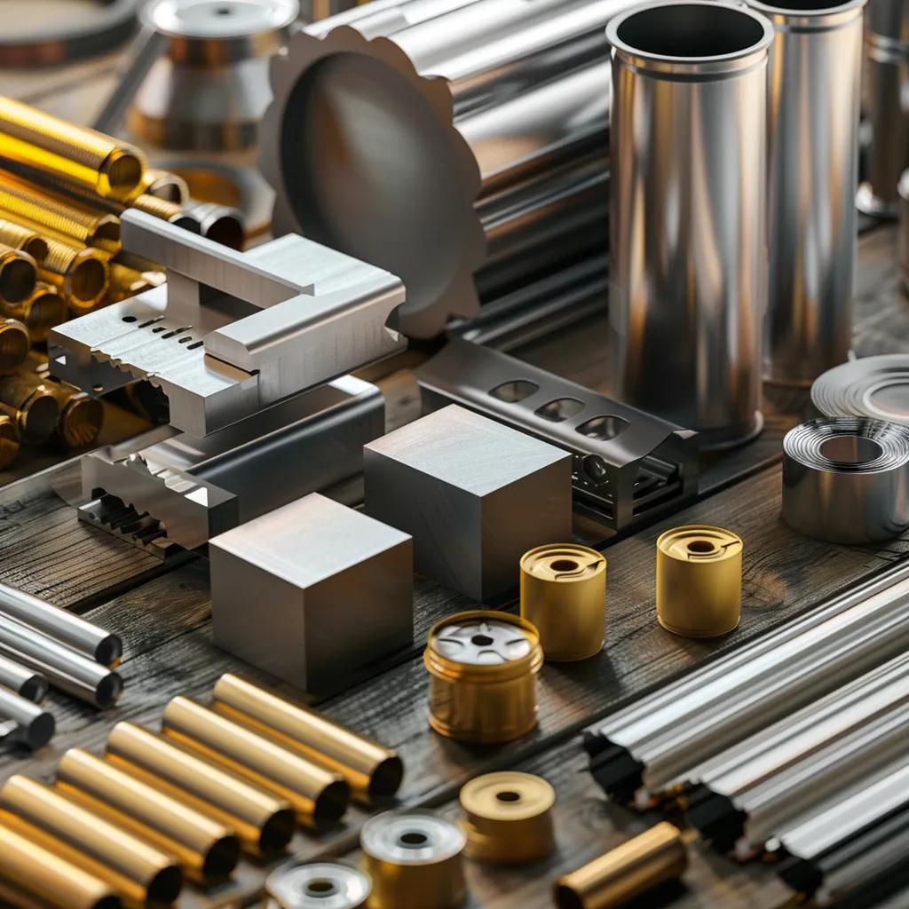 Close-up of products affected by tariffs, including steel, aluminum, and electronics, illustrating the key sectors impacted by trade policies