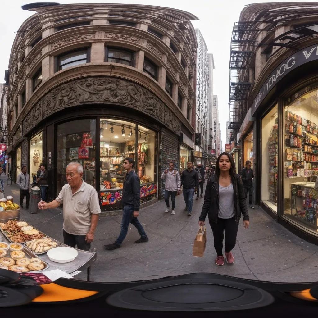 The Shiz University quad from the Wicked movie trailer, highlighting the blend of practical sets and CGI in creating a magical environment