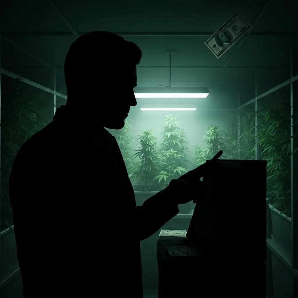 Conceptual representation of organized crime involvement in illegal marijuana cultivation