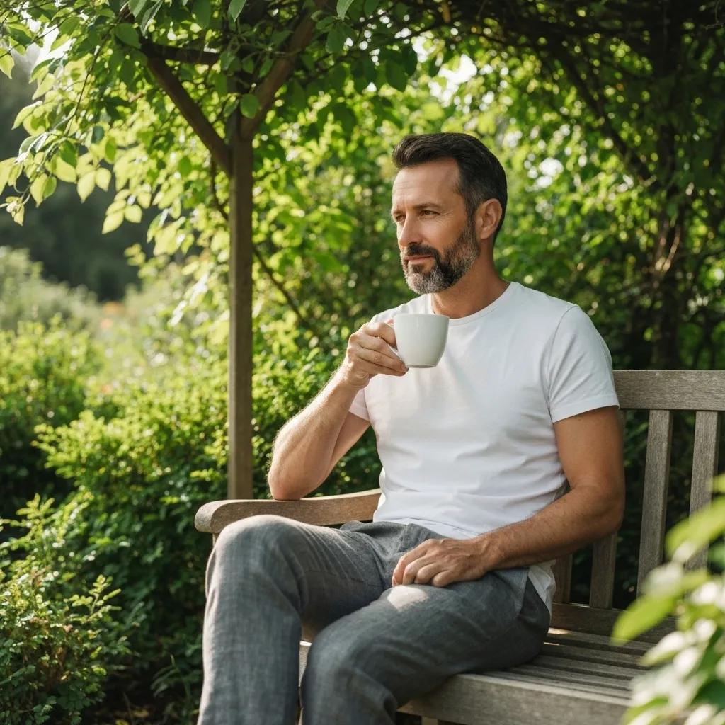 Friends enjoying mocktails in a cozy outdoor setting, highlighting the social benefits of sober curiosity