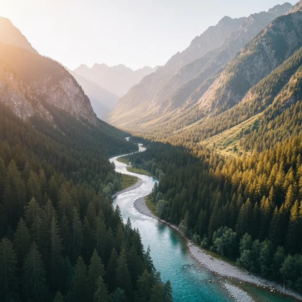 Stunning view of a luxury retreat destination showcasing natural beauty and tranquility