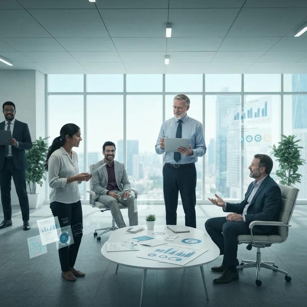 Investors discussing funding strategies for startup growth