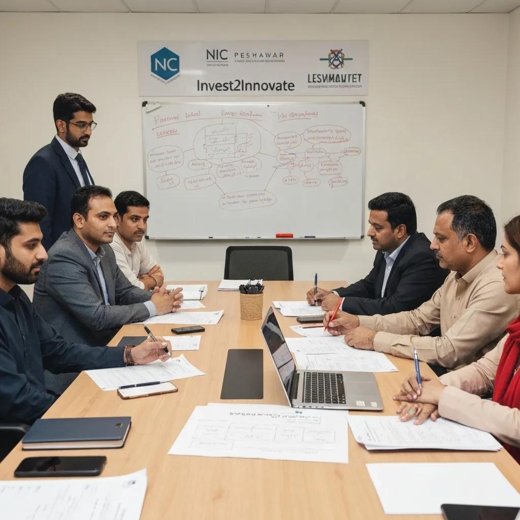 Representatives from various organizations engaged in a strategic meeting, illustrating teamwork in launching the KP Angel Syndicate