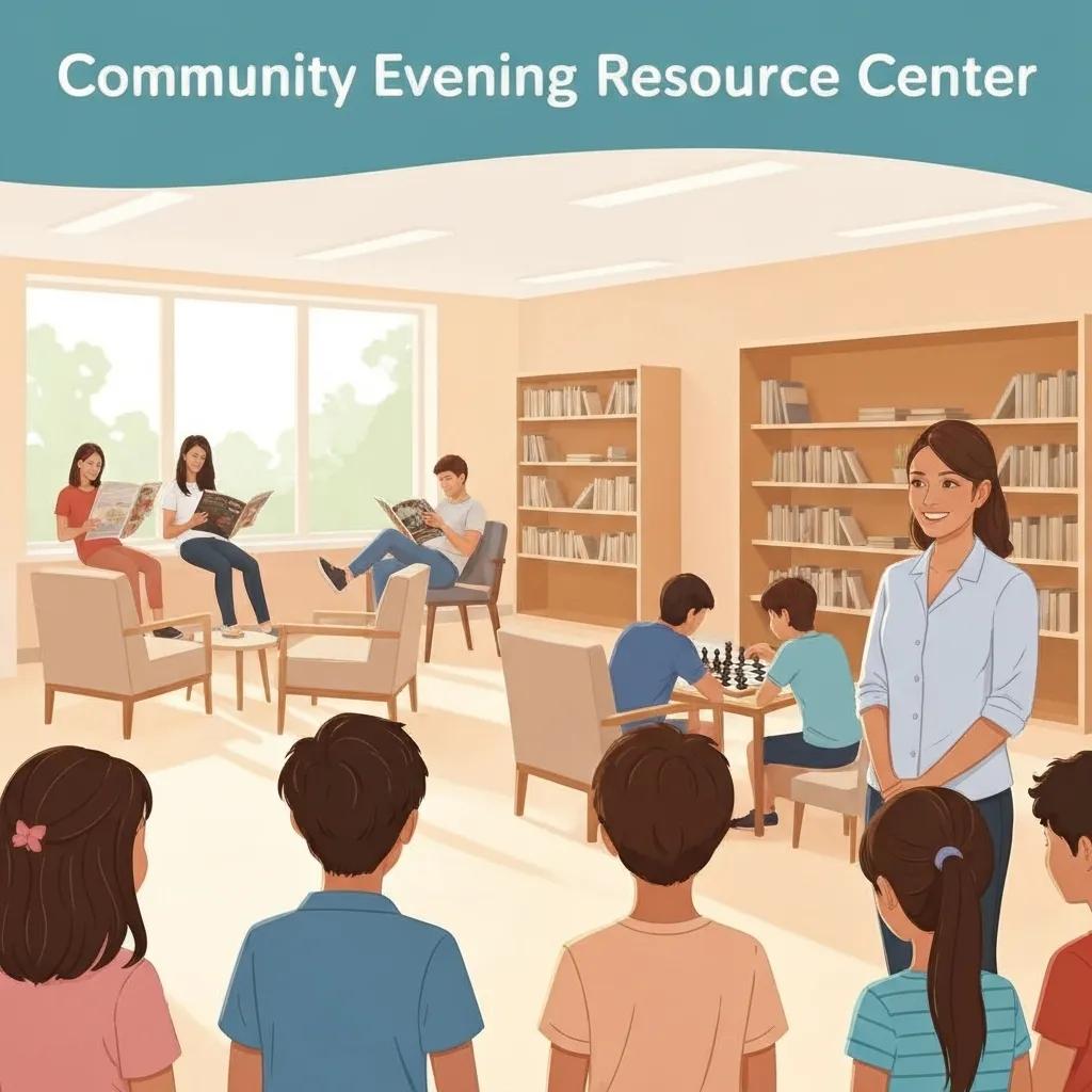 Community Evening Resource Center providing support and activities for youth in Philadelphia
