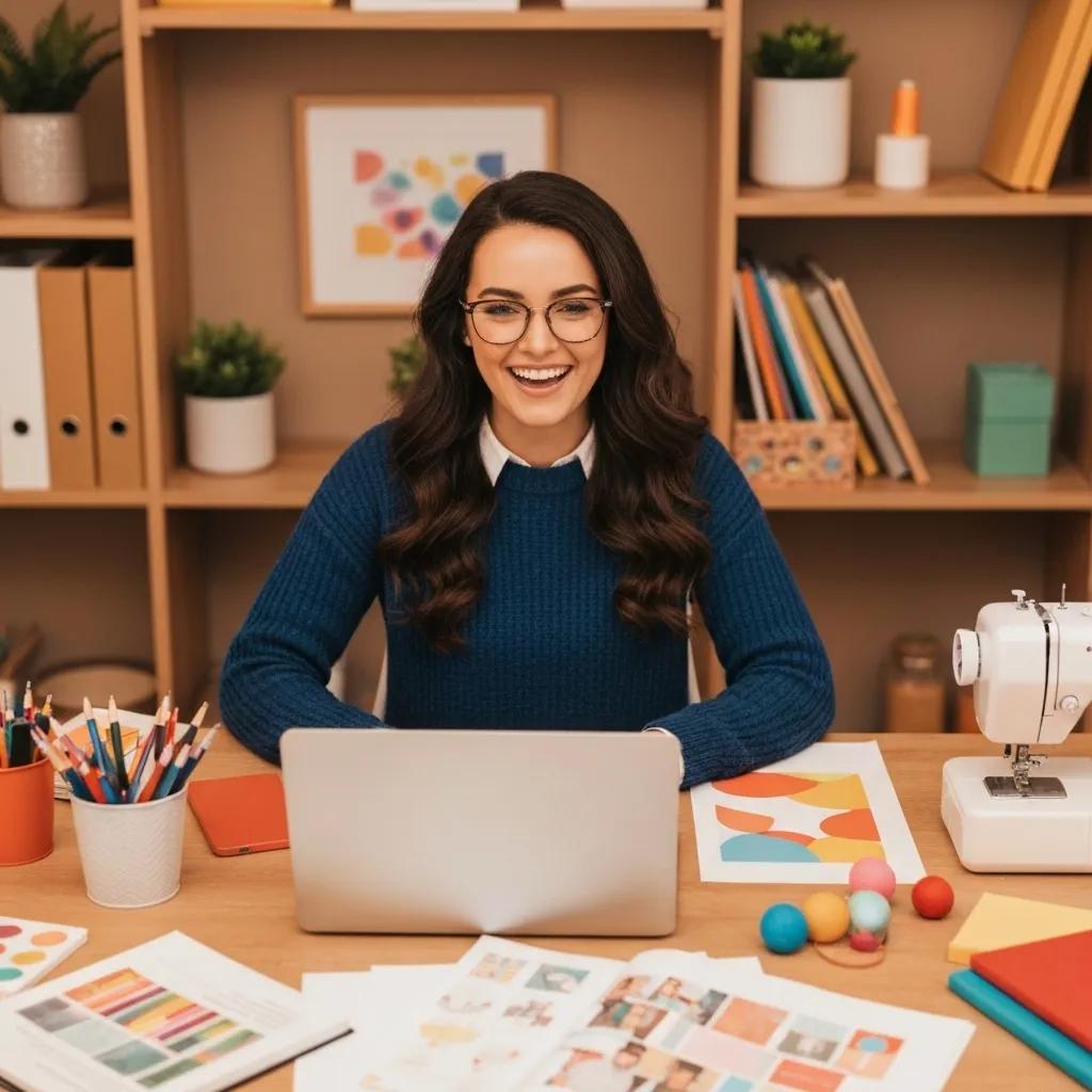 Startup team brainstorming innovative SaaS solutions for B2B creators in a creative workspace