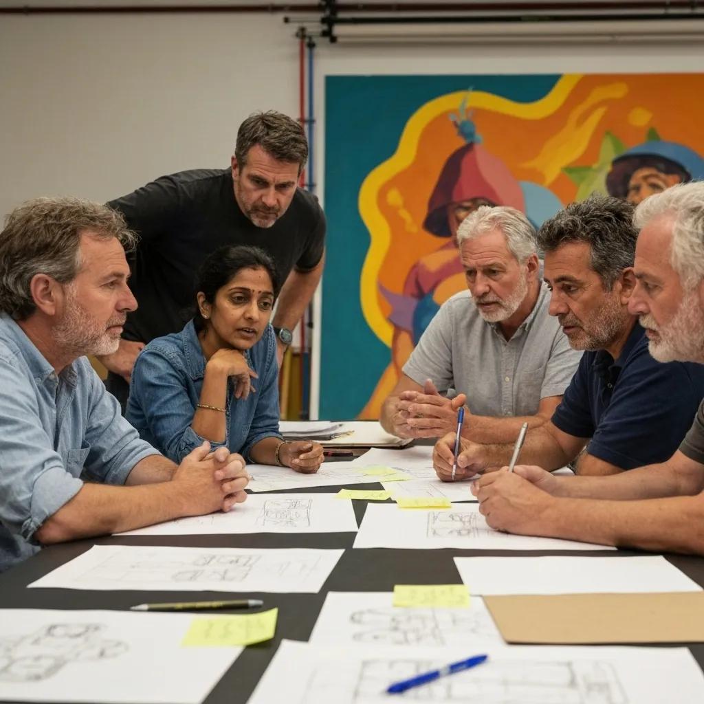 Directors Adil El Arbi and Bilall Fallah brainstorming ideas for Bad Boys 5, showcasing their creative vision