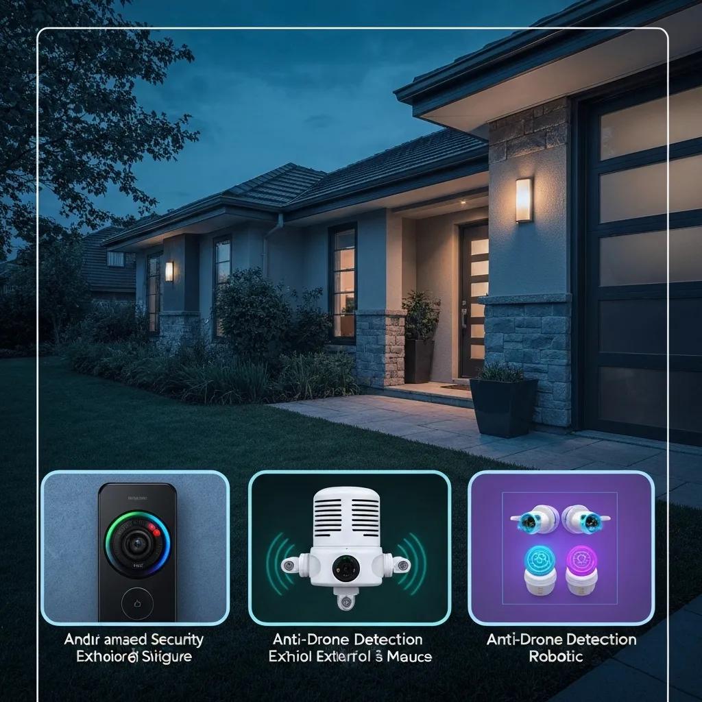 Advanced home security solutions to prevent drone-assisted package theft