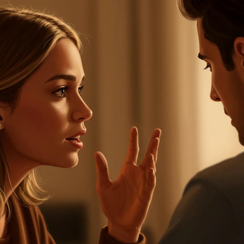 Close-up of active listening in a conversation, highlighting engagement and understanding