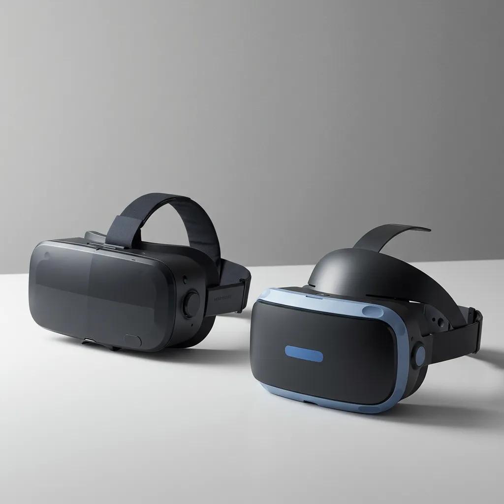 Comparison of Meta Quest 3, Apple Vision Pro, and PlayStation VR headsets
