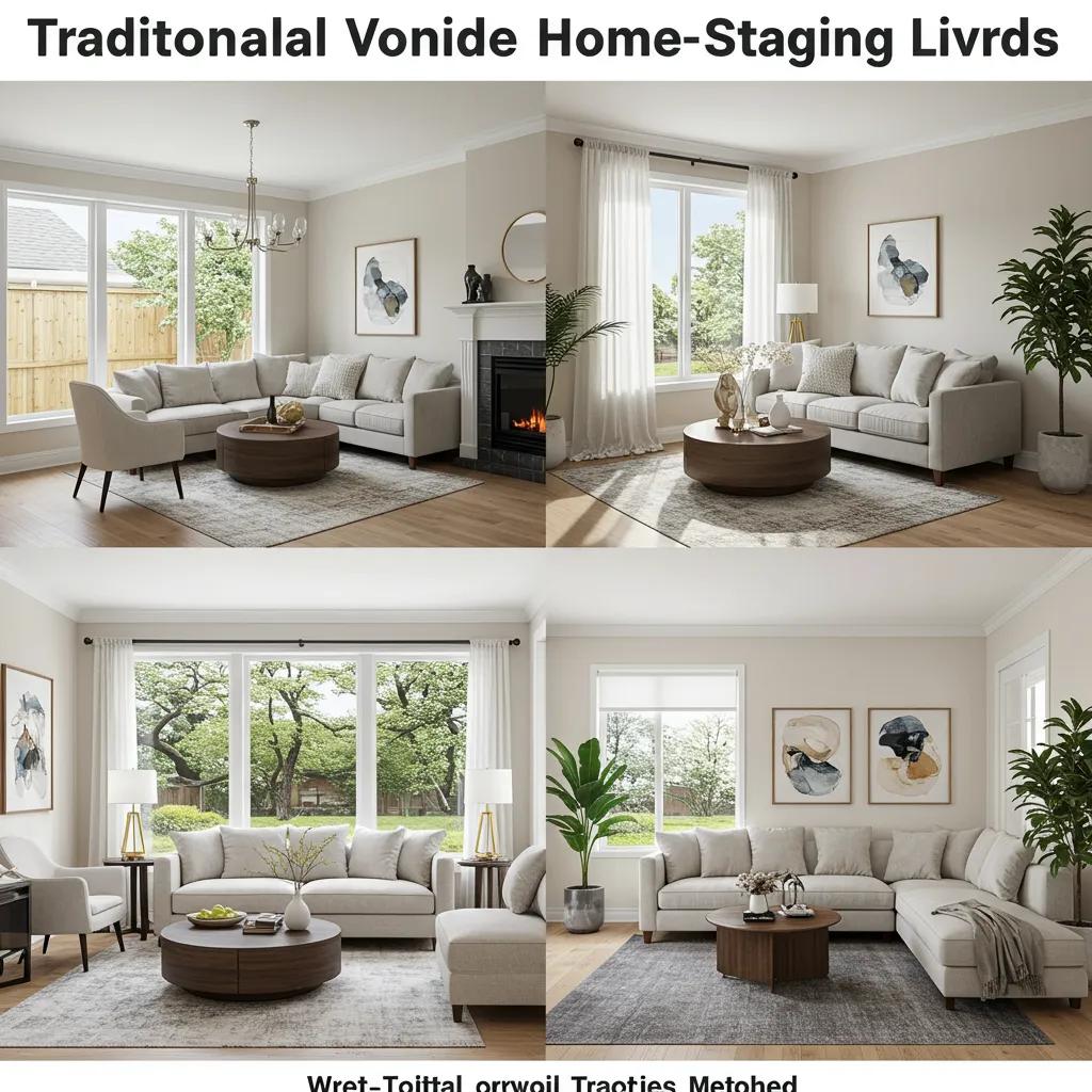 Comparison of traditional and virtual home staging methods