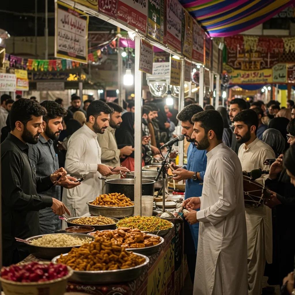 Immerse yourself in the vibrant cultural festival scenes of Karachi or Lahore, featuring enticing food stalls and captivating traditional music performances