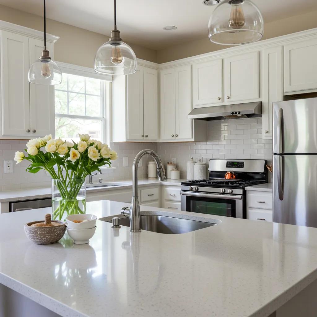 Well-organized kitchen showcasing effective home staging tips